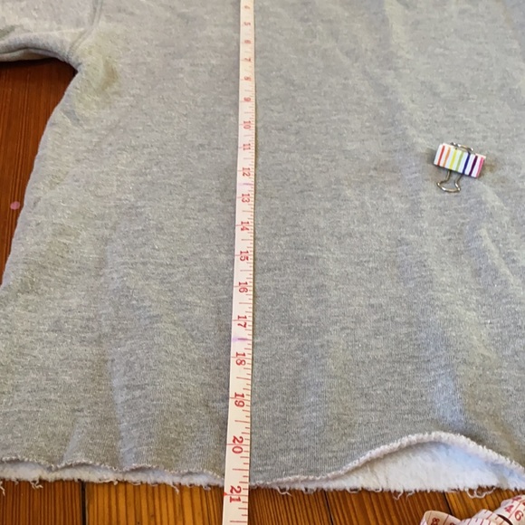 P.J.Salvage square cut raw edge Sweatshirt - Picture 7 of 9